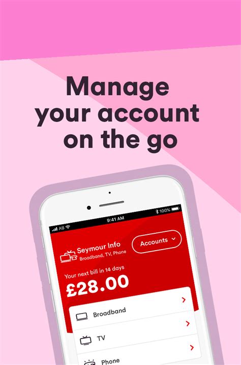 My Virgin Media app .